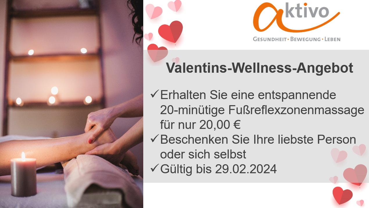 aktivo Wellness Valentinstag Aktion